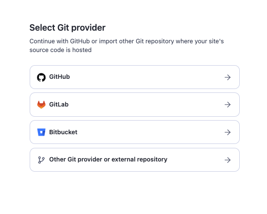 Create an Actor from Git repository